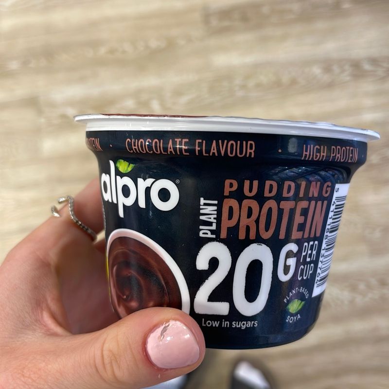 Plant pudding protein chocolate flavour, alpro | Noba