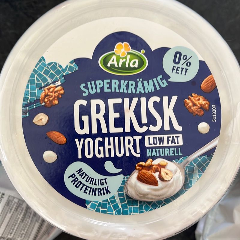 Grekisk yoghurt 0 fett naturell, Arla Noba