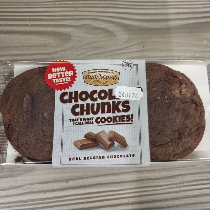 Chocolate chunks cookies, Aunt Mabel's Noba