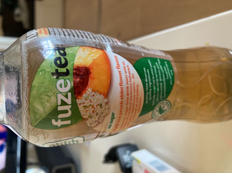 Fuze tea peach elderflower, Fuze tea